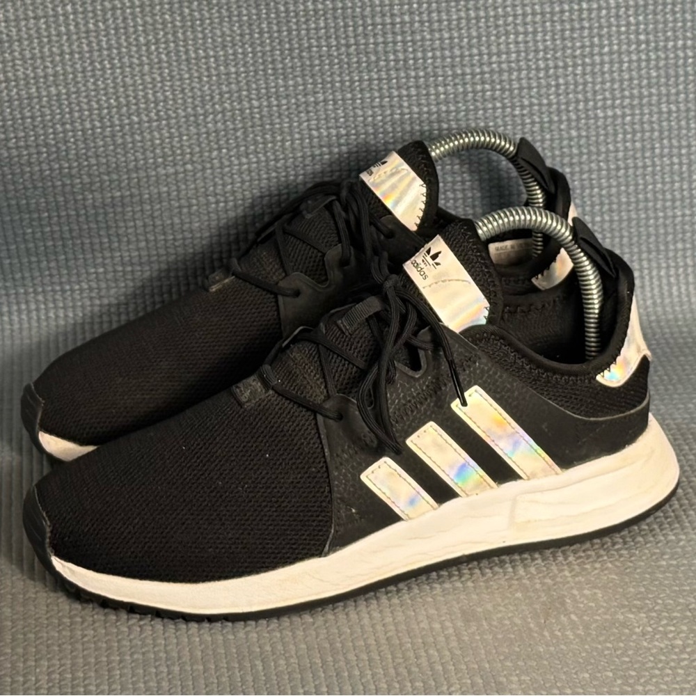 adidas X PLR Black Iridescent‎ F97175 Athletic Shoes Size 5.5Y Size 6.5 Women